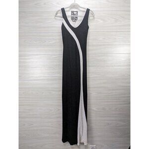 Vintage Black White Sparkle Cocktail Prom Dress